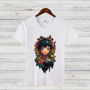 Mystisches Anime Kunst T-Shirt | Fantasy Illustration Shirt | Stilvolles Manga Design | Geschenk für Anime-Fans