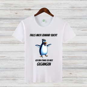 Pinguin Shirt | Lustiges Statement T-Shirt | Humorvolles Winterdesign | Perfekt für kalte Tage