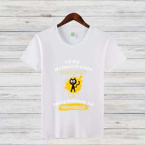 Allergisch Gegen Dummheit | Lustiges Katzen-Shirt | Statement T-Shirt mit Sarkasmus
