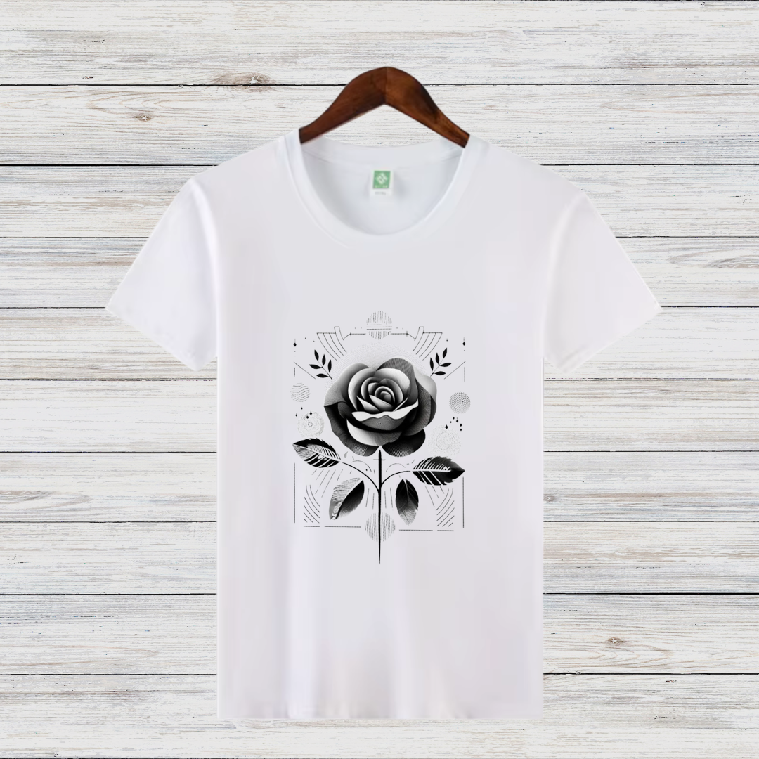 Abstract Blossom Tee Top