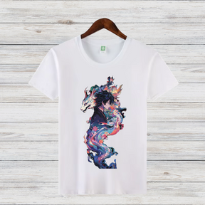 Mystischer Drache | Anime Fantasy T-Shirt | Kunstvolles Design | Geschenk für Anime-Fans