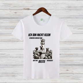 Ich bin nicht klein | Lustiges Hundemotiv Shirt | Humorvolles Statement für Chihuahua-Fans | Perfekt für den Winter