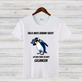 Pinguin Shirt | Lustiges Winterdesign | Humorvolles Statement Shirt | Perfekt für die kalte Jahreszeit