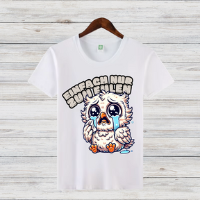 Trauriger Eulenfreund | Lustiges Wintershirt | Statement Shirt für Emotionen | Cooles Geschenk für Eulenfans
