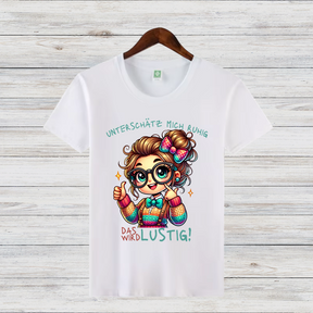 Lustiges Statement Shirt | Buntes Comic Design | Humorvolles Geschenk | Cooles Baumwollshirt für Wintertage