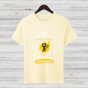 Allergisch Gegen Dummheit | Lustiges Katzen-Shirt | Statement T-Shirt mit Sarkasmus