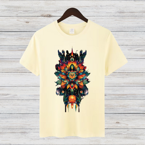 Magisches Blumen-Shirt | Künstlerisches T-Shirt | Boho Style | Fashion Statement für kreative Seelen