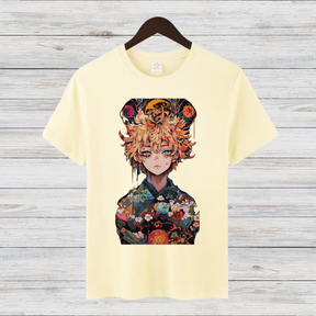 Anime Art Shirt | Stylisches Baumwollshirt | Winter Fashion für Fans | Japanisches Design T-Shirt