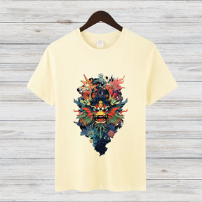 Mystischer Drachengeist | Asiatisches Kunst T-Shirt | Fantasievolles Design | Stilvolles Statement Shirt für den Winter