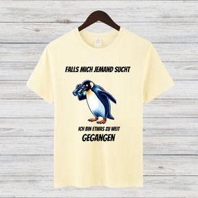 Pinguin Shirt | Lustiges Winterdesign | Humorvolles Statement Shirt | Perfekt für die kalte Jahreszeit