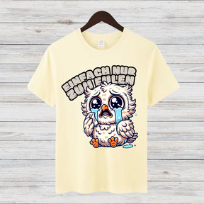 Trauriger Eulenfreund | Lustiges Wintershirt | Statement Shirt für Emotionen | Cooles Geschenk für Eulenfans