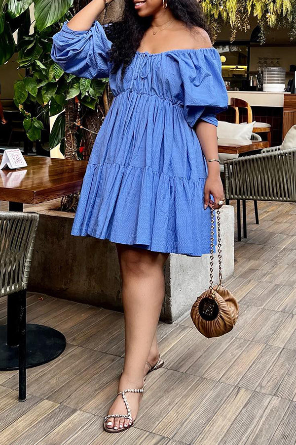 Trendy ruffle dress