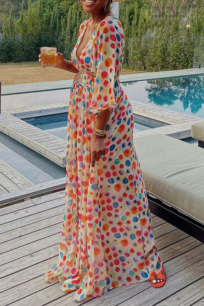 Dot Variety Summer Dress