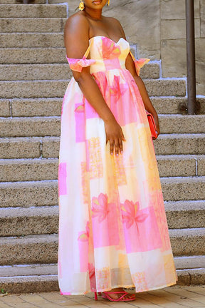 Elegance Tie-Dye Dress