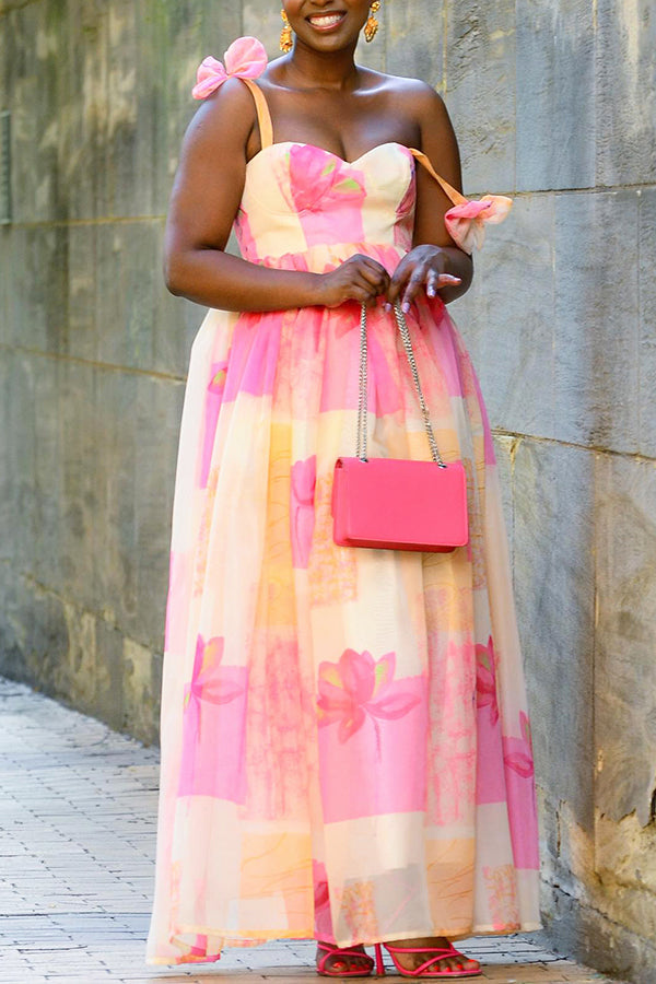 Elegance Tie-Dye Dress