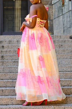 Elegance Tie-Dye Dress