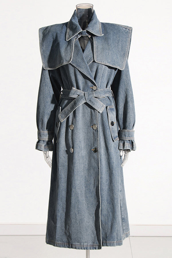 Dapper Denim Coat