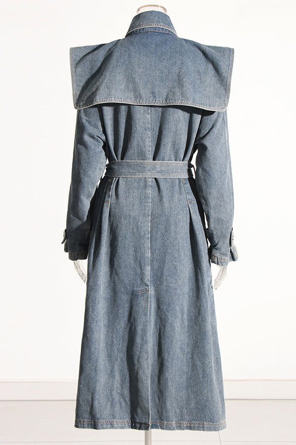 Dapper Denim Coat