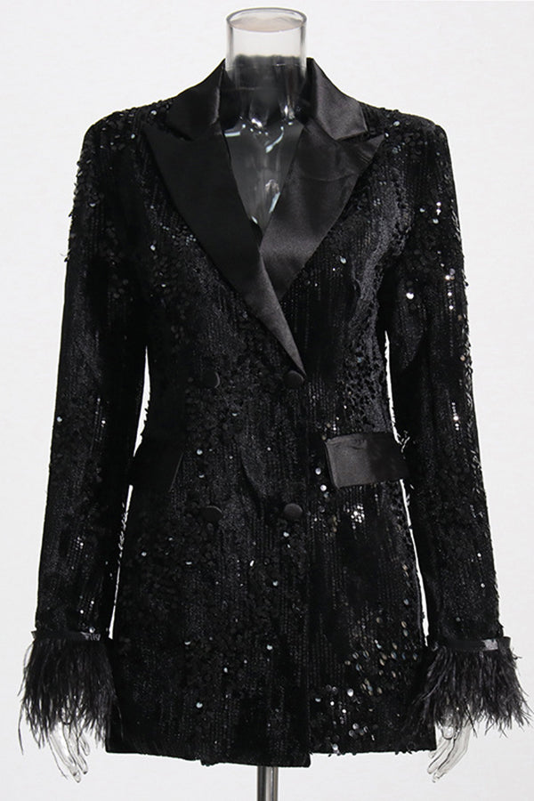 Glamorous sequin blazer