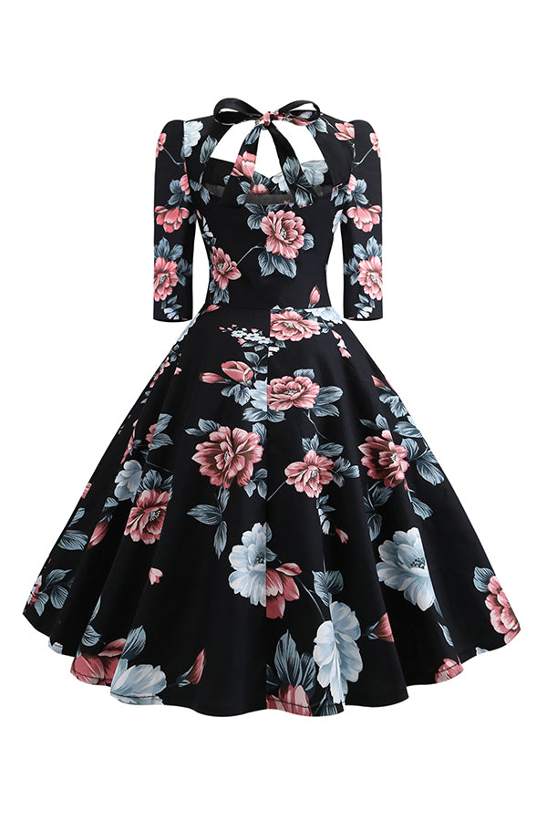 Elegant floral dress