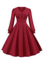 Elegant bell sleeve dream dress