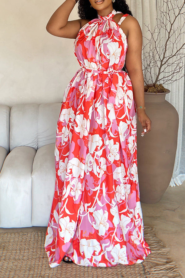 Tropical flair elegance dress