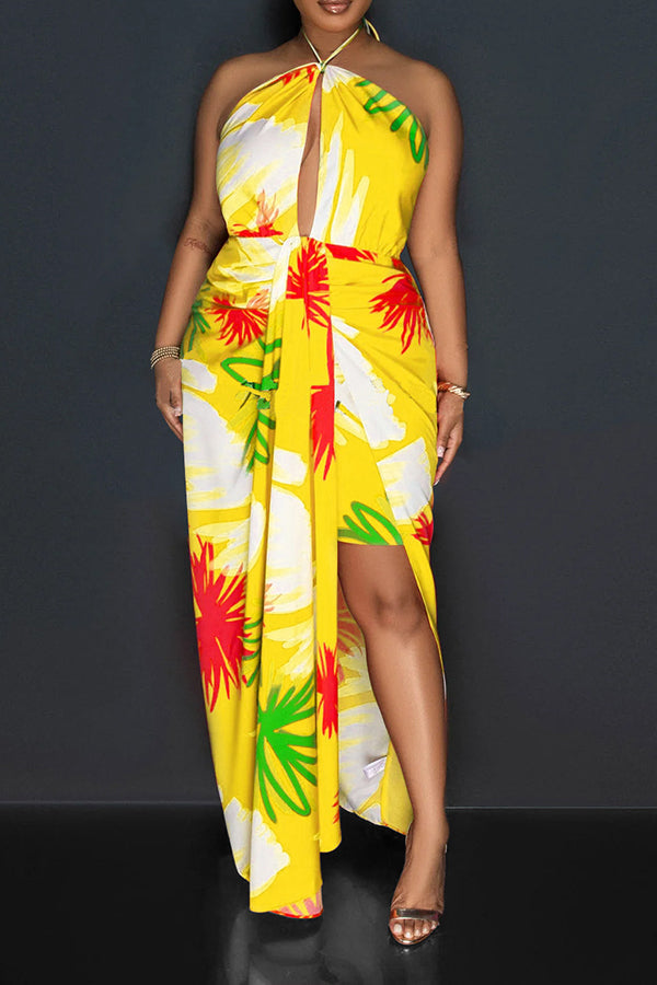 Summer breeze tropical dress