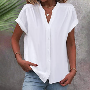 SpringStil® - Comfortable, plain short-sleeved top