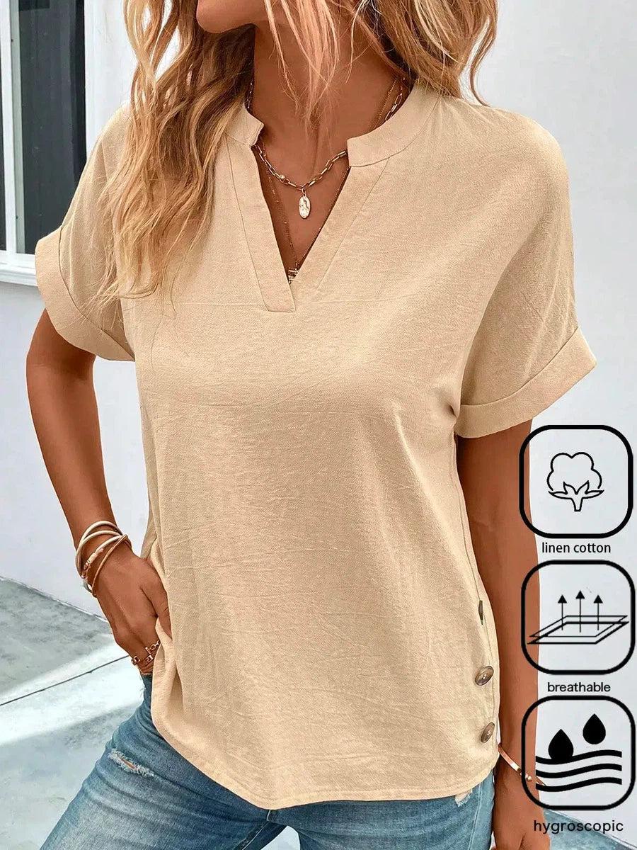 Short Sleeve Chic Elegance