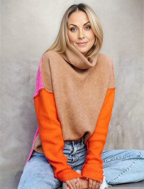 HerbstTrend® - Stunning Color Block Sweater