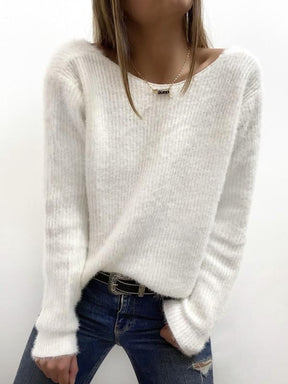 Monci® - Double-sided white sweater