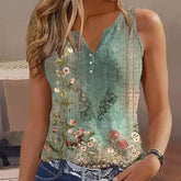 PureWear® - Watercolor Flower Sleeveless Tank Top