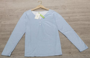 FallStil® - Comfortable long-sleeved blue top