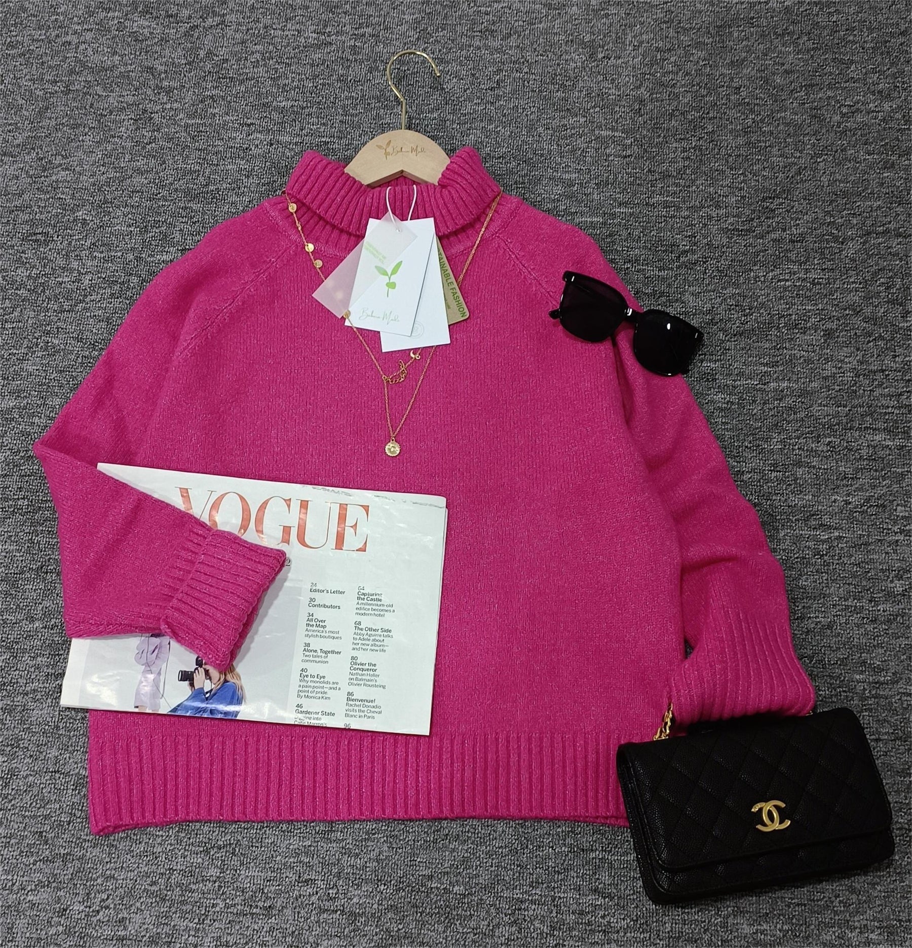 HerbstTrend® - Brighter than the sun pink sweater