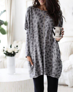 FallStil® - Long-sleeved tunic with leopard print