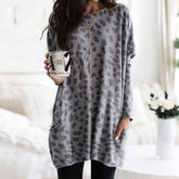 FallStil® - Long-sleeved tunic with leopard print