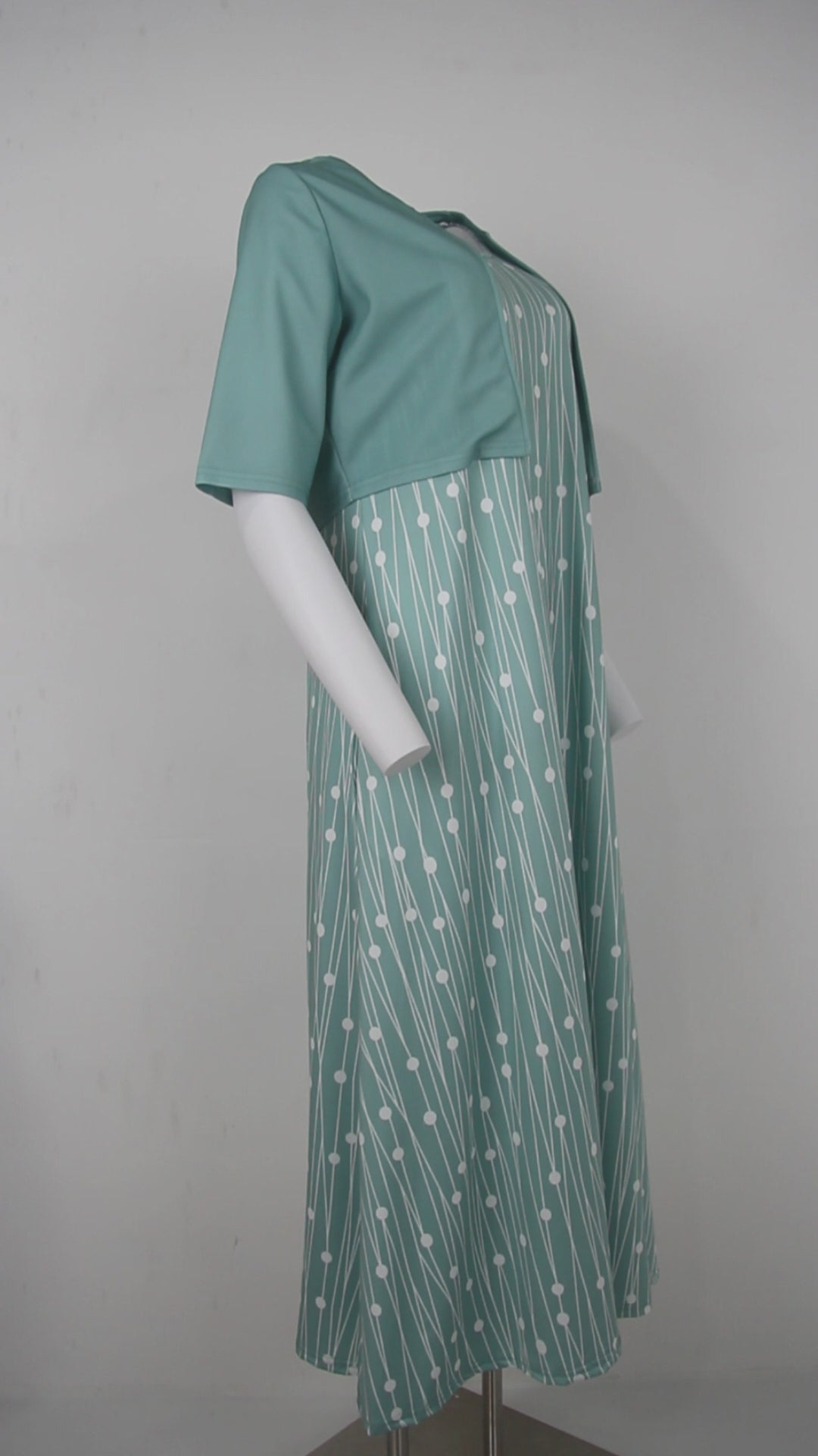 Sea Breeze Pleated Dress