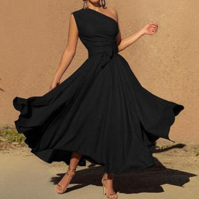 PureWear® - Cool plain maxi dress with sleeves