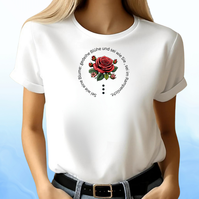 be like a flower thrive bloom and be like you are in the spotlight T-shirt