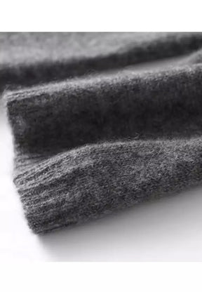 StrickSinn® - Simple plain sweater with long sleeves