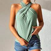 SpringStil® - Green sleeveless tank top