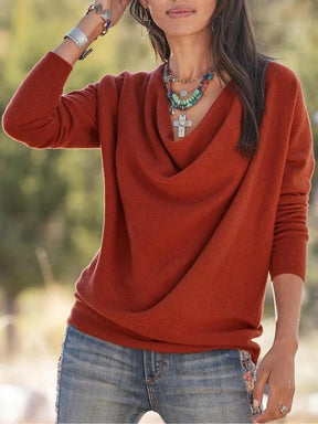 Naturlux® - You're getting warmer Cowl Neck Top